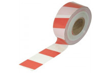 SAFETAPE SELLOTAPE BARRIER RED/WHITE 75MMX500M