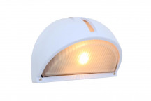 EUROLUX WHITE SMALL LEMON WEDGE BULKHEAD 165MM