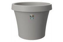 SEBOR LIGHT GREY PLASTIC POT 50CM
