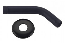 BREVIK ARM SHOWER CP BRASS BLACK 128MM