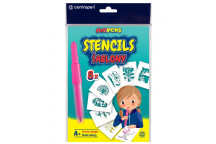 STENCIL KIDDIES  9996/09 MIXED DESIGN 5PIECE