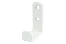 POWDER COATED STEEL WHITE HOOK 49/36X15/17MM