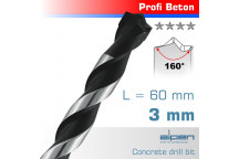 ALPEN CONCRETE PROFI BETON DRILL BIT 3MM