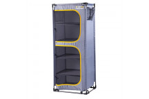 5-SHELF CAMP CUPBOARD STEEL FRAME 8KG EACH SHELF