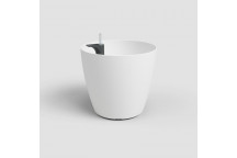 ARTEVASI SAN REMO MATTE WHITE PLASTIC POT 36CM