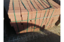 RECTANGULAR RED PAVER 25MPA 55MM