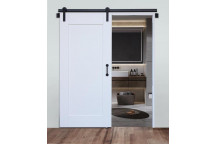 ALPINE WHITE 2 SIDES BARN DOOR INCLUDING TRACK, ACC AND HANDLES 2050X930MM