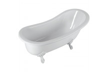 WHITE FEET FREE STANDING DEVON BATH.