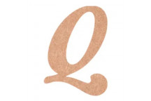 FLAMENCO Q WOODEN ALPHABET 10CM