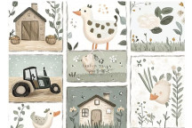 DECOUPAGE COUNTRYSIDE CRONICLAS A4