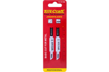 TORK CRAFT U-SHANK JIGSAW BLADE METAL 12TPI 2MM 2PC