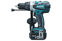 MAKITA 18V LI-ION 13MM CORDLESS, CHARGER AND BATTERY IMPACT DRILL KIT