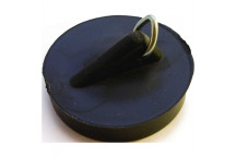 SAFETOP  BASIN PLUG PVC BLACK