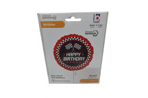 BALLOON PARTY  26121PP   CHECKERED FLAG 46CM