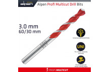 PROFI MULTICUT DRILL BIT 3.0MM