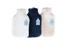 ASSORTED SHERPA HOT WATER BOTTLE 2L
