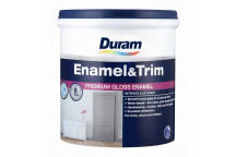 PAINT ENAMEL GLOSS WHITE ENAMEL & TRIM 1L DURAM