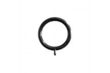 BLACK GYPSY PLASTIC CURTAIN RINGS   28MM  10PER PACK