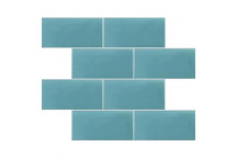 Global Stone Mosaic 300MMx300MM Aquamarine  Subway Glass