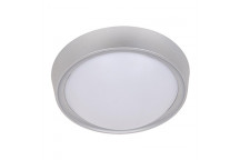 RADIANT SILVER POLYCARBONATE CEILING LIGHT 270MM 230V