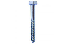 SAFETOP ZINC HEXAGON COACH SCREW 6X30MM 25PER PACK