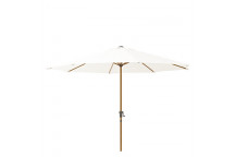 UMBRELLA   82232846 ALU-STEEL  WHITE 200X292 NATERIAL