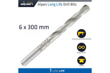 ALPEN MASONRY DRILL BIT LONG LIFE 6 X 300MM