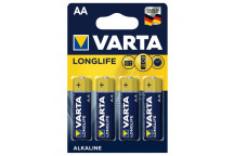 VARTA LONGLIFE BATTERY AA 4PACK