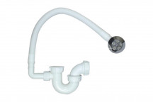 BRESCIA BATH PVC TRAP COMBINATION WHITE 40MM