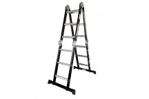 LADDER MULTI PURPOSE EXTENDED 3.1 METRE 150KG BLACK