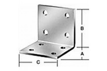 CONNECTOR ANGLE 70905000 SENDZIMIR GALVANIZED 50X50X40MM