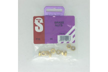 NUT  FULL  HEXAGON BRASS  6MM  10PP