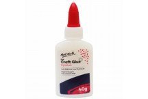 GLUE PVA CRAFT MACR0034 DRIES CLEAR USE ON PAPER WOOD FABRIC  40GR