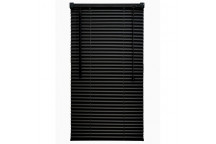 PVC HORIZONTAL SATIN BLACK VENETIAN BLIND 1000X1000MM 25MM