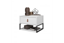 WALL MOUNTED WHITE NIGHT STAND