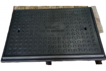 MANHOLE COVER AND FRAME 9E LD POLYMER LIGHT DUTY 930X630MM 54KG