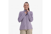 TECH FULL ZIP LAVENDER GREY LADIES FLEECE LARGE