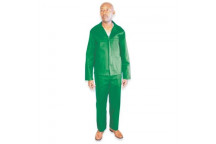 MAT-SAFE OVERALL CONTI SUIT EMERALD GREEN 2PIECE SIZE 42