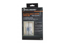 SHEET PLASTIC DOOR ZIP BARRIER 80241 1.2X2.2M ROLLINGDOG