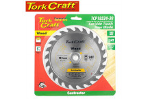 TORK CRAFT BLADE CONTRACTOR CIRCULAR SAW TCT 185 X 24T 30/20/16/1