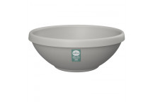 SEBOR LIGHT GREY SOLAR DISH PLASTIC POT 45CM