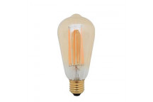 EUROLUX LED CANDLE BULB FILAMENT E27 4W PEAR SHAPED GLOBE