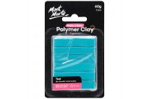 MAKE N BAKE TEAL POLYMER CRAFT CLAY