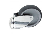 CASTOR FURN SWIVEL HOLE 75MM 1PP