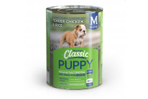 CLASSIC CHICKEN PUPPY CANNED DOG FOOD 385G