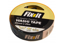 FIXIT WASHI MASKING TAPE INDOOR & OUTDOOR 25MM X 25M