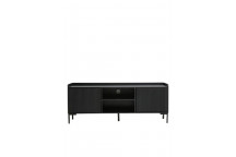 MELAMINE BLACK OPTIMA TV STAND 560X1500X400MM