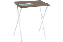 CAPPUCCINO CONTOUR POLYPROPYLENE FOLDING TABLE 380X635X520MM