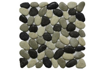BLACK RIVER PEBBLE TILE 300MM