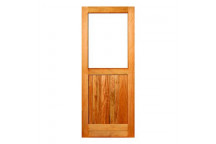 SWARTLAND FULL TOP GLASS ENTRANCE DOOR WOOD.